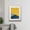 Gold Aluminum Frame with Mount, 16x20" Horizontal/Vertical, No-Nail Hanging!